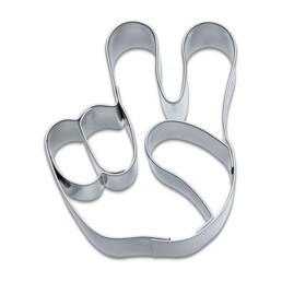 Cookie cutter with stamp – Victory sign