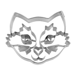 Cookie cutter with stamp – Cat's face