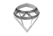 Cookie cutter with stamp – Diamond