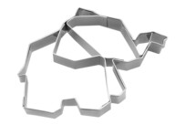 Cookie cutter with stamp – Geo Elephant