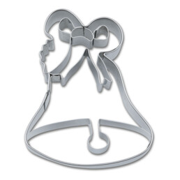Cookie cutter with stamp – Bell – embossed