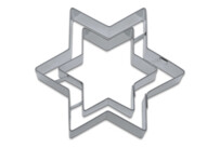 Cookie cutter with stamp – Star