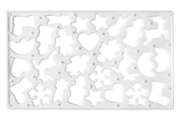 Cookie Cutter – Cookie cutter board – with 9 shapes, each 3 cutters