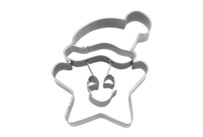 Cookie cutter with stamp – Star with beanie
