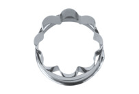 Linzer cookie cutter – 8s rosette – Outer ring