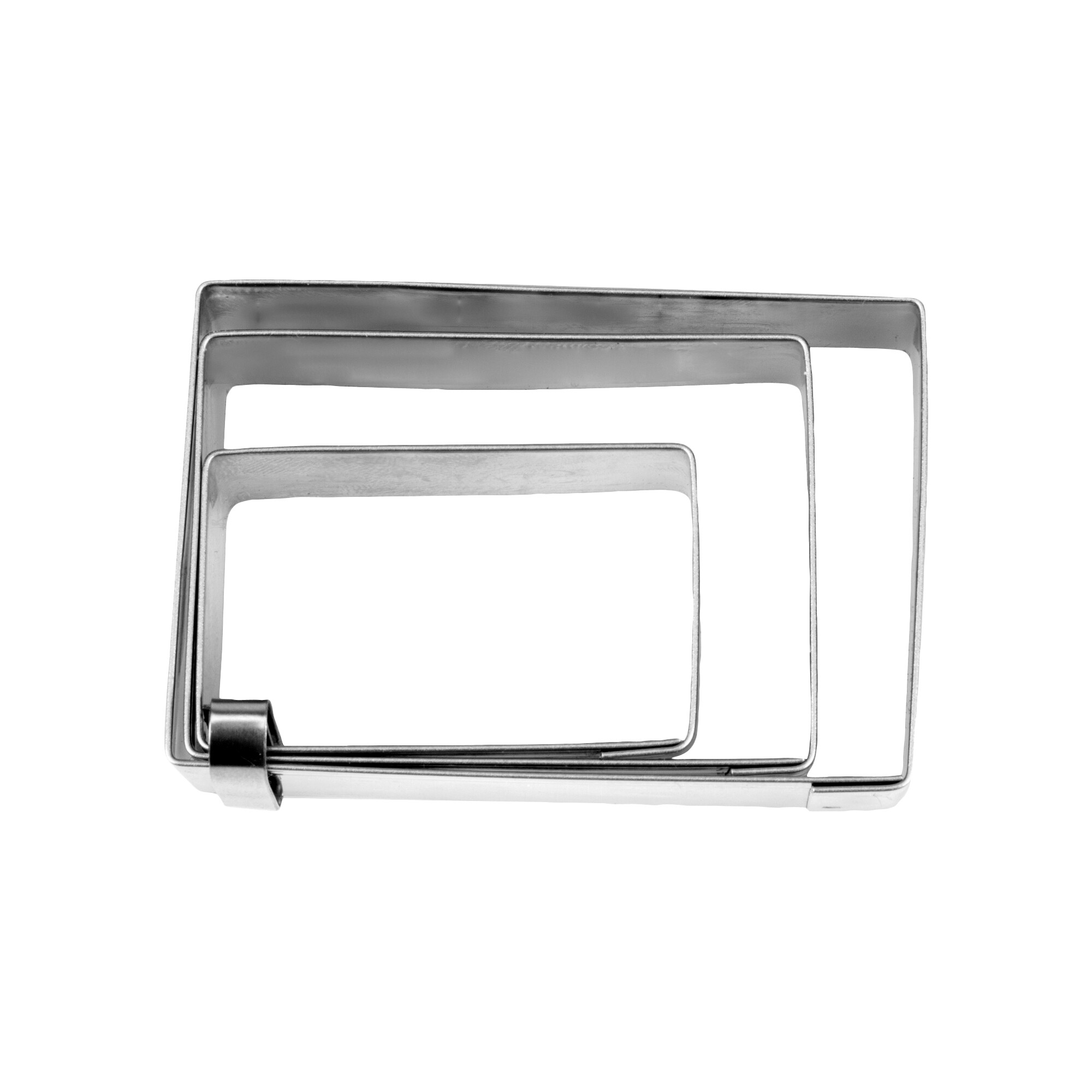 Terraces cookie cutter – Rectangle – smooth – Set, 3 parts