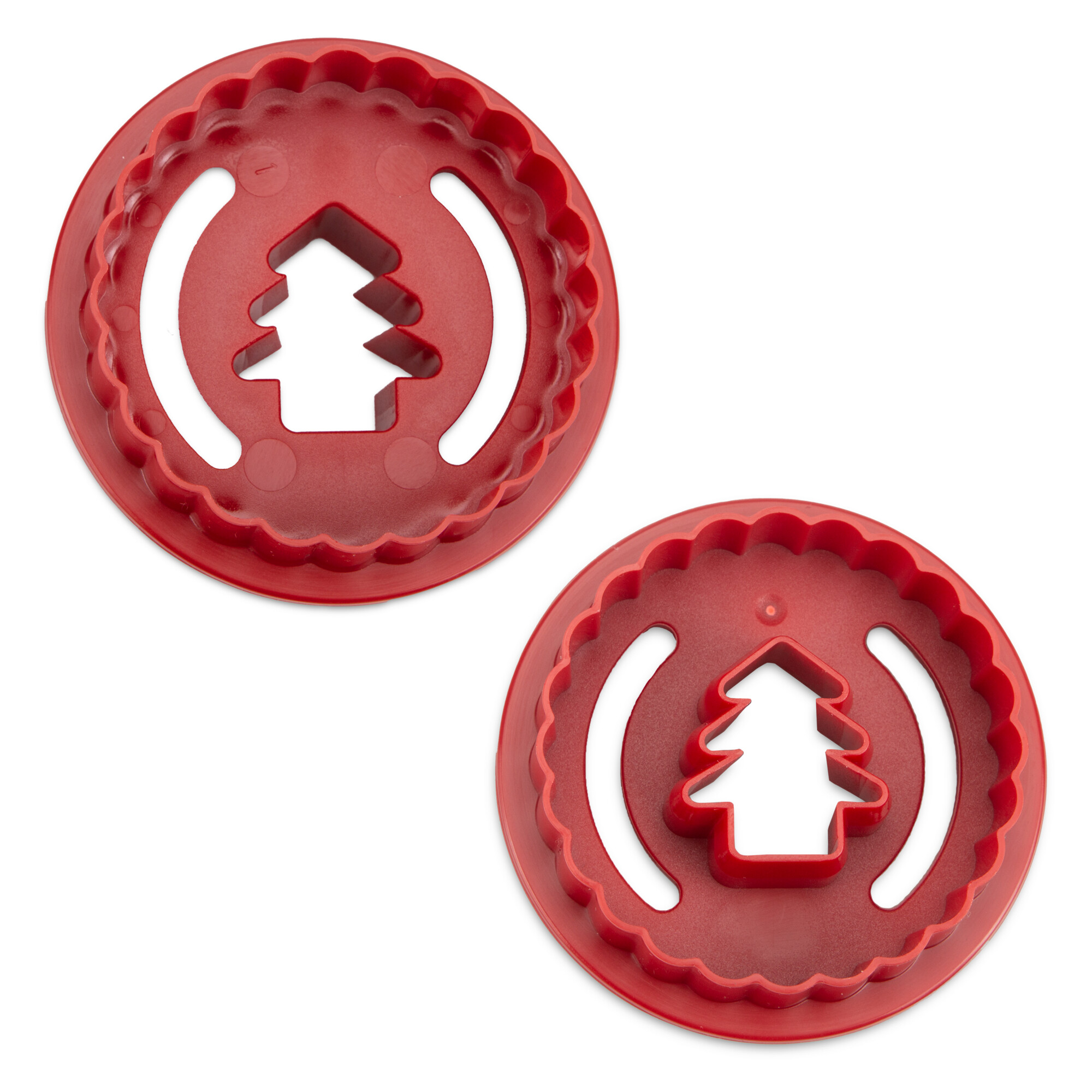 Linzer cookie cutter – Fir Tree – corrugated – double sided