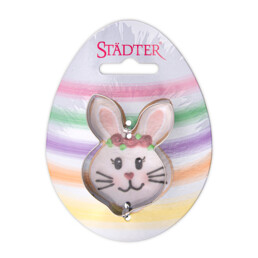 Cookie Cutter – Rabbit face – on Card