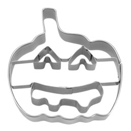 Cookie cutter with stamp – Pumpkin with face / Halloween pumpkin