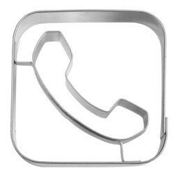 Cookie cutter with stamp – App-Cutter phone