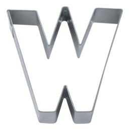 Cookie Cutter – Letter W