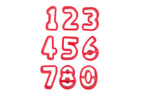 Ausstecher – Zahlen – Set, 9-teilig
