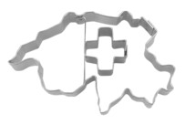 Cookie Cutter – Contour Switzerland with cross