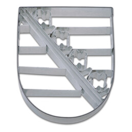 Cookie cutter with stamp – Saxony coat of arms