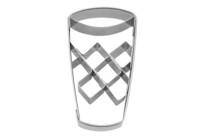 Cookie cutter with stamp – Apple wine glass