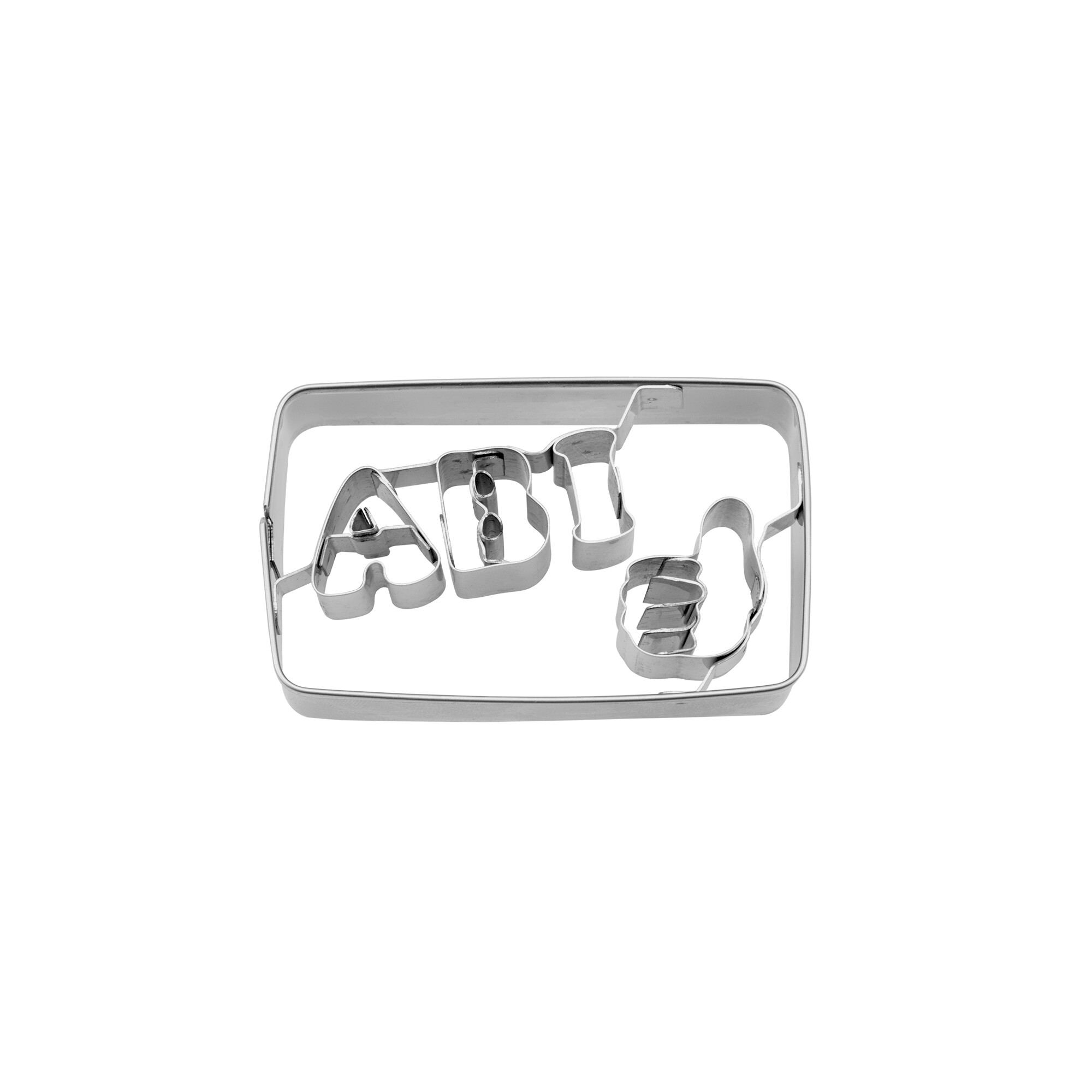Cookie cutter with stamp – ABI