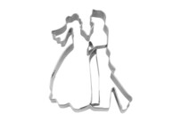 Cookie cutter with stamp – Bridal couple