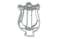 Cookie cutter with stamp – Lyre