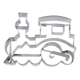 Cookie cutter with stamp – Locomotive