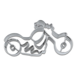 Cookie cutter with stamp – Motorcycle