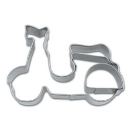 Cookie cutter with stamp – Motor scooter