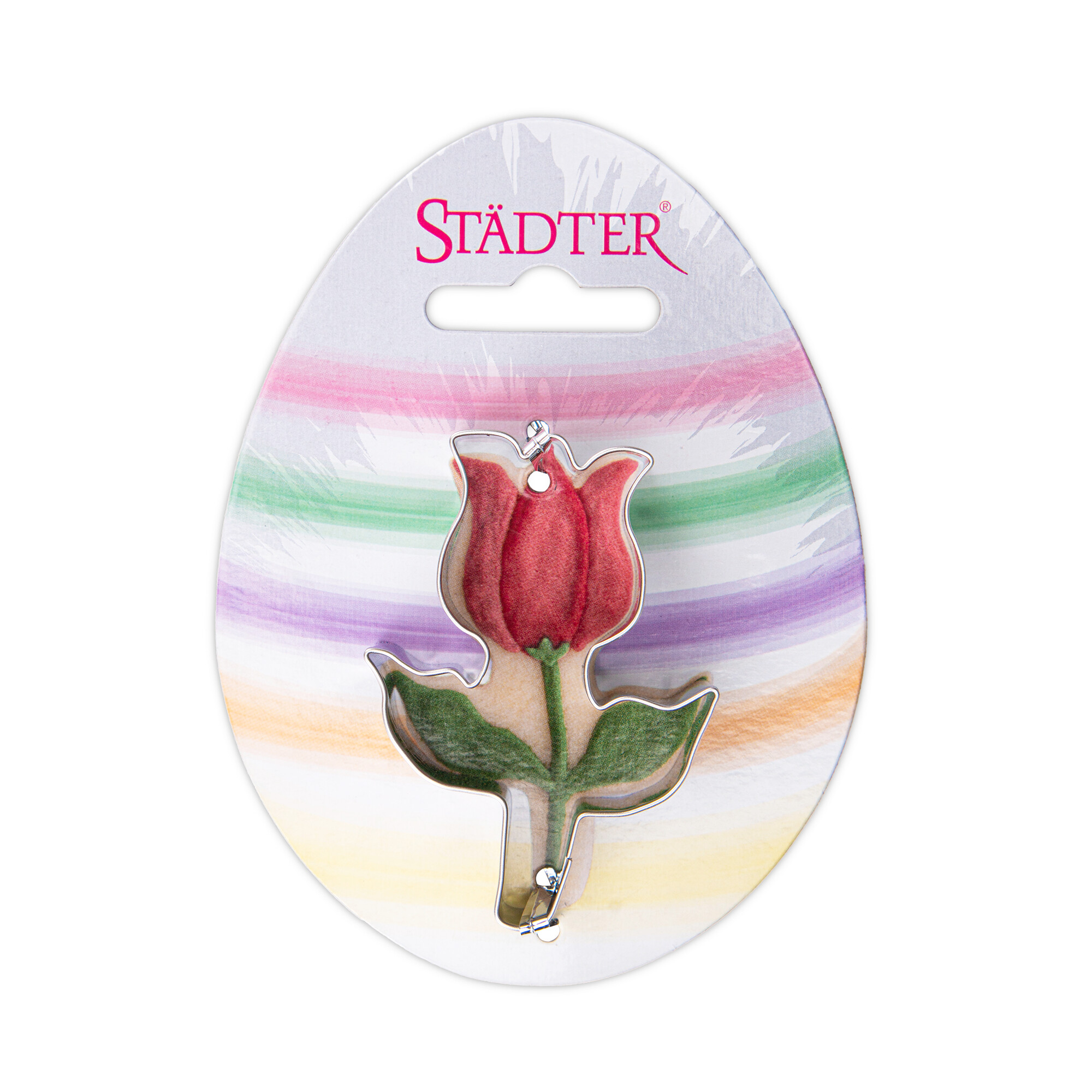 Ausstecher – Tulpe – auf Karte