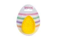 Cookie cutter with stamp and ejector – Easter egg – on Card