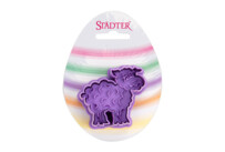 Cookie cutter with stamp and ejector – Sheep – on Card