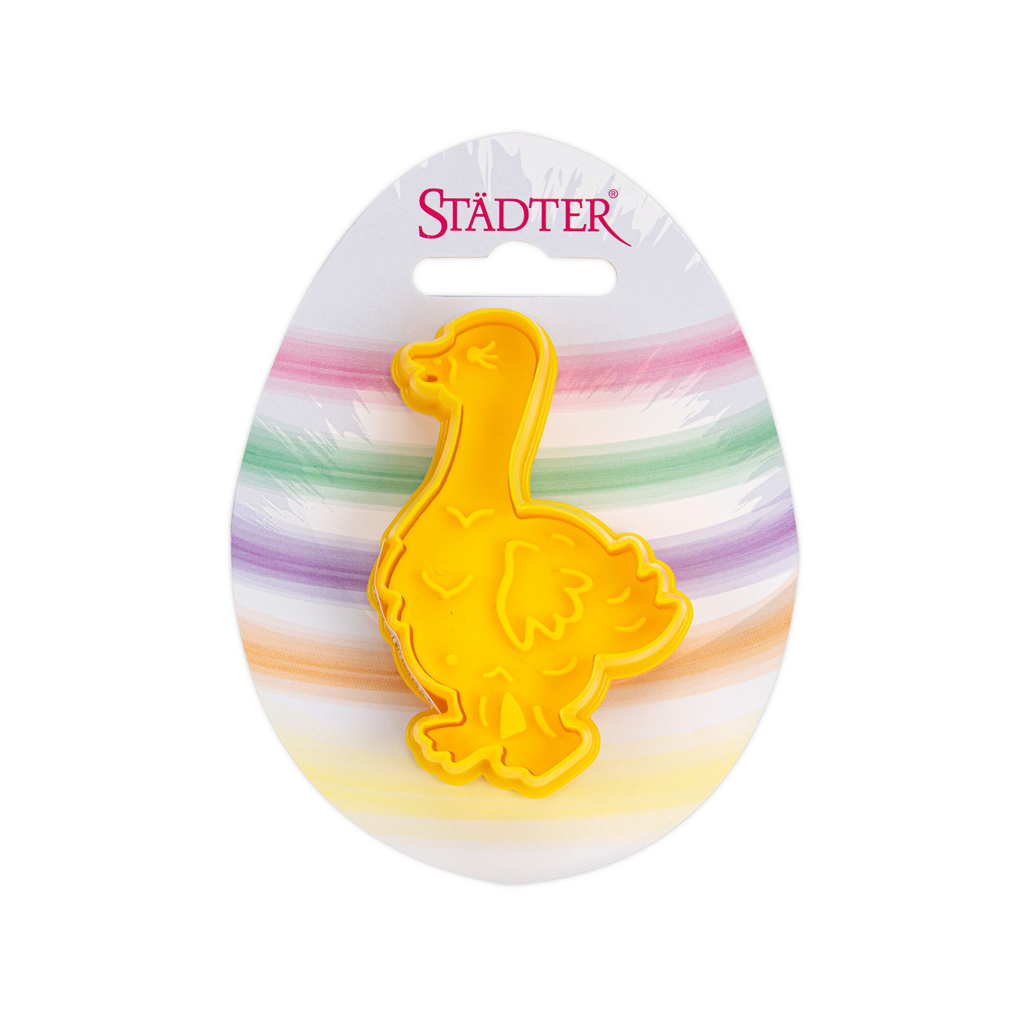 Cookie cutter with stamp and ejector – Goose – on Card