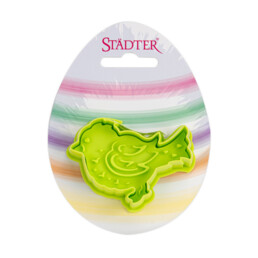 Cookie cutter with stamp and ejector – Bird – on Card