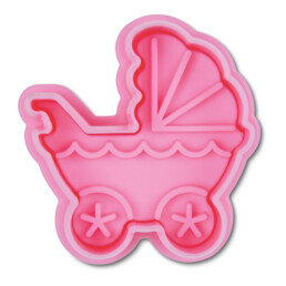 Cookie cutter with stamp and ejector – Pram