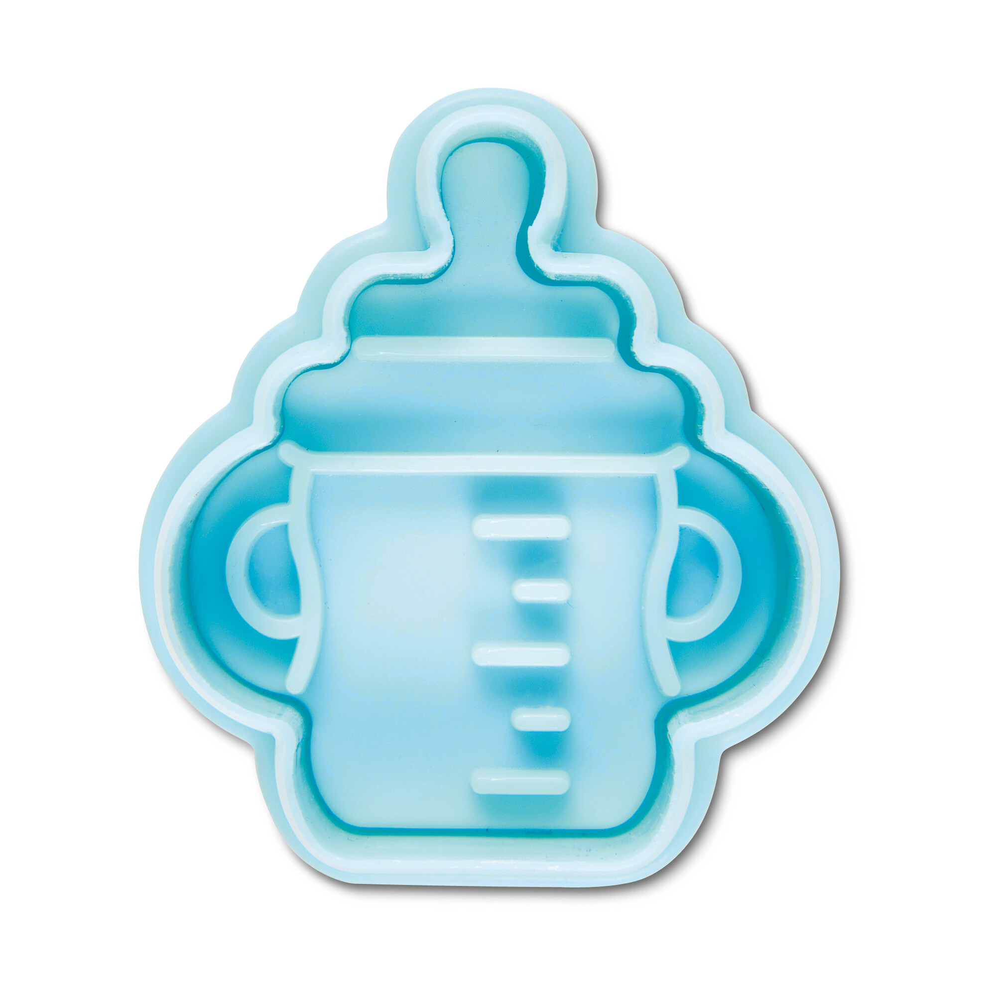 Cookie cutter with stamp and ejector – Baby bottle