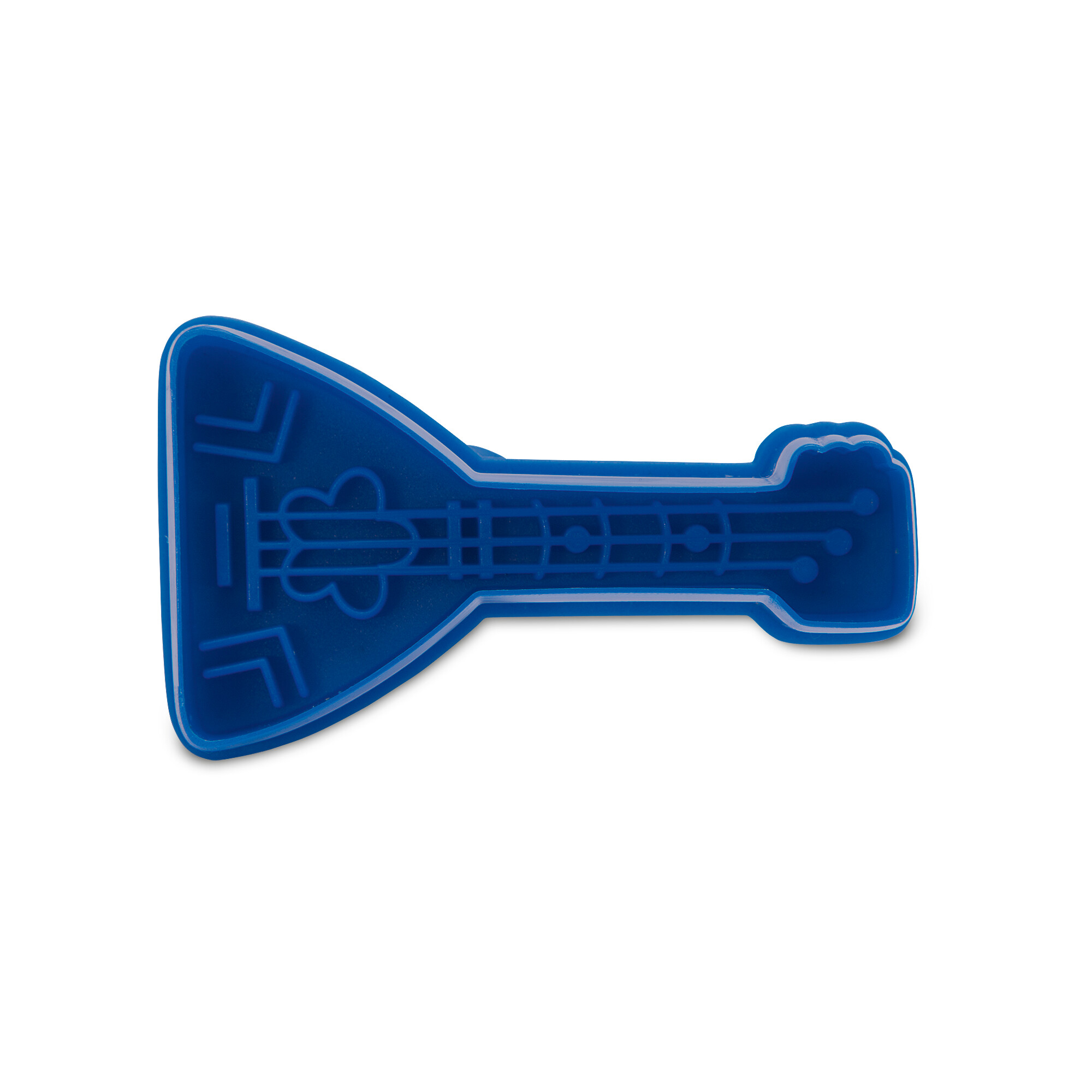 Cookie cutter with stamp and ejector – Balalaika