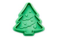 Cookie cutter with stamp and ejector – Fir tree