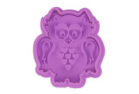 Cookie cutter with stamp and ejector – Owl
