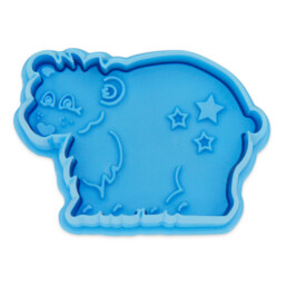Cookie cutter with stamp and ejector – Icebear