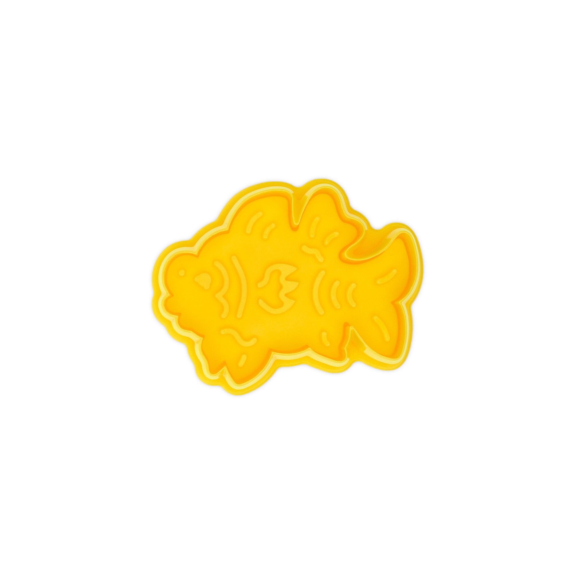 Cookie cutter with stamp and ejector – Fish