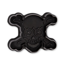 Cookie cutter with stamp and ejector – Skull