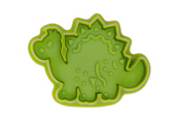 Cookie cutter with stamp and ejector – Dinosaur