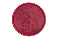 Cookie cutter with stamp and ejector – Deer