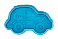 Cookie cutter with stamp and ejector – Car