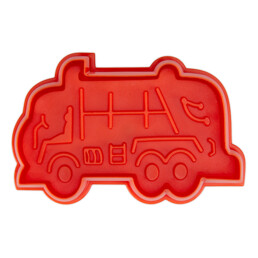 Cookie cutter with stamp and ejector – Garbage Truck