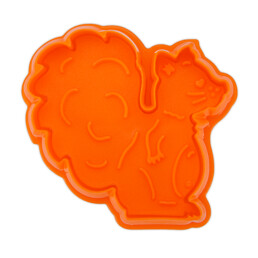 Cookie cutter with stamp and ejector – Squirrel