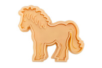 Cookie cutter with stamp and ejector – Horse