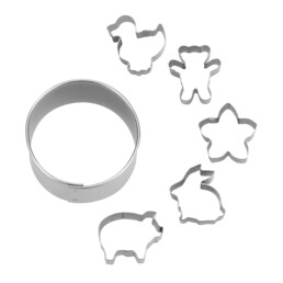 Cookie Cutter – Mini – Set, 6 parts