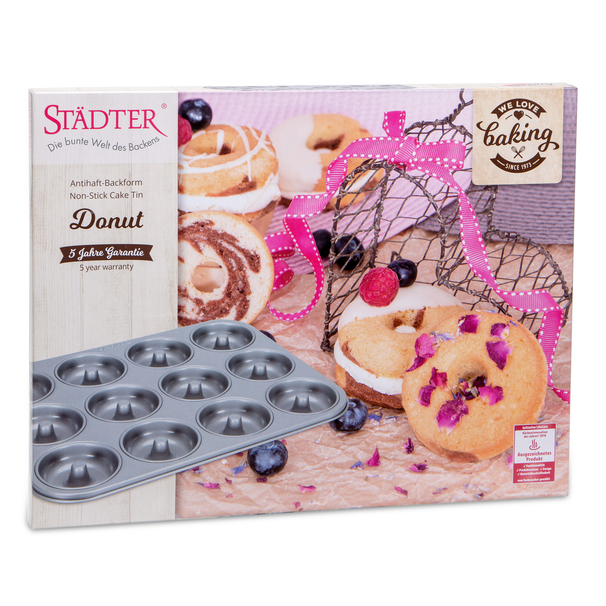 STADTER We love baking - 12 cups MINI BUNDT CAKE PAN