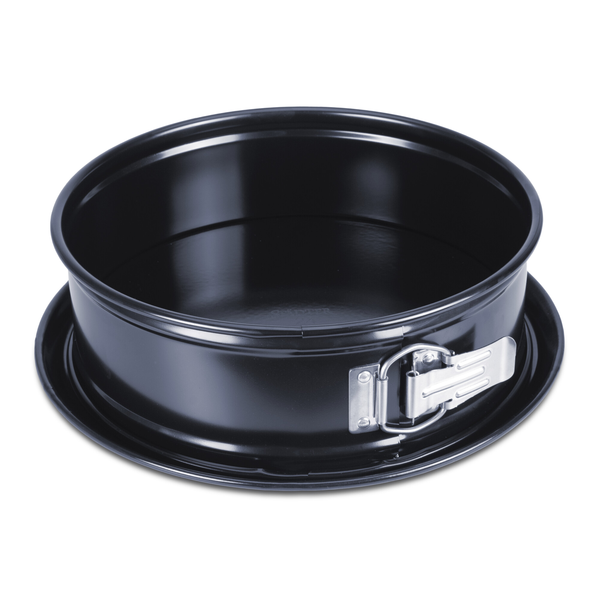 we love baking – Springform EMAILLE – mit Flachboden – Black Edition