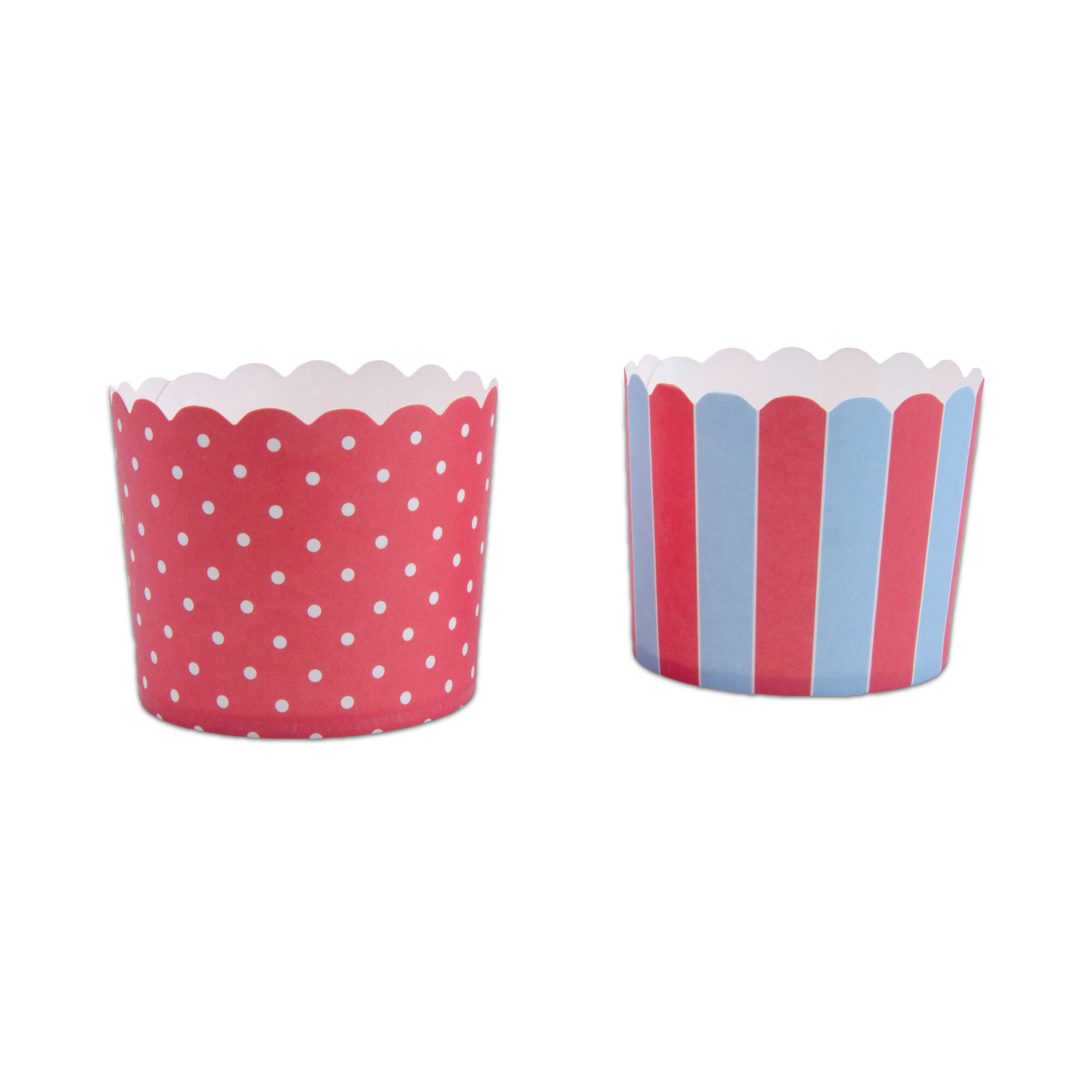 Cupcake liner – Red ice blue – Maxi – 12 pieces