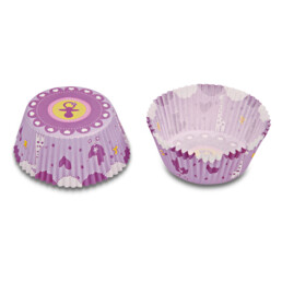 Paper cupcake liners – Baby lilac – Maxi – 50 pieces