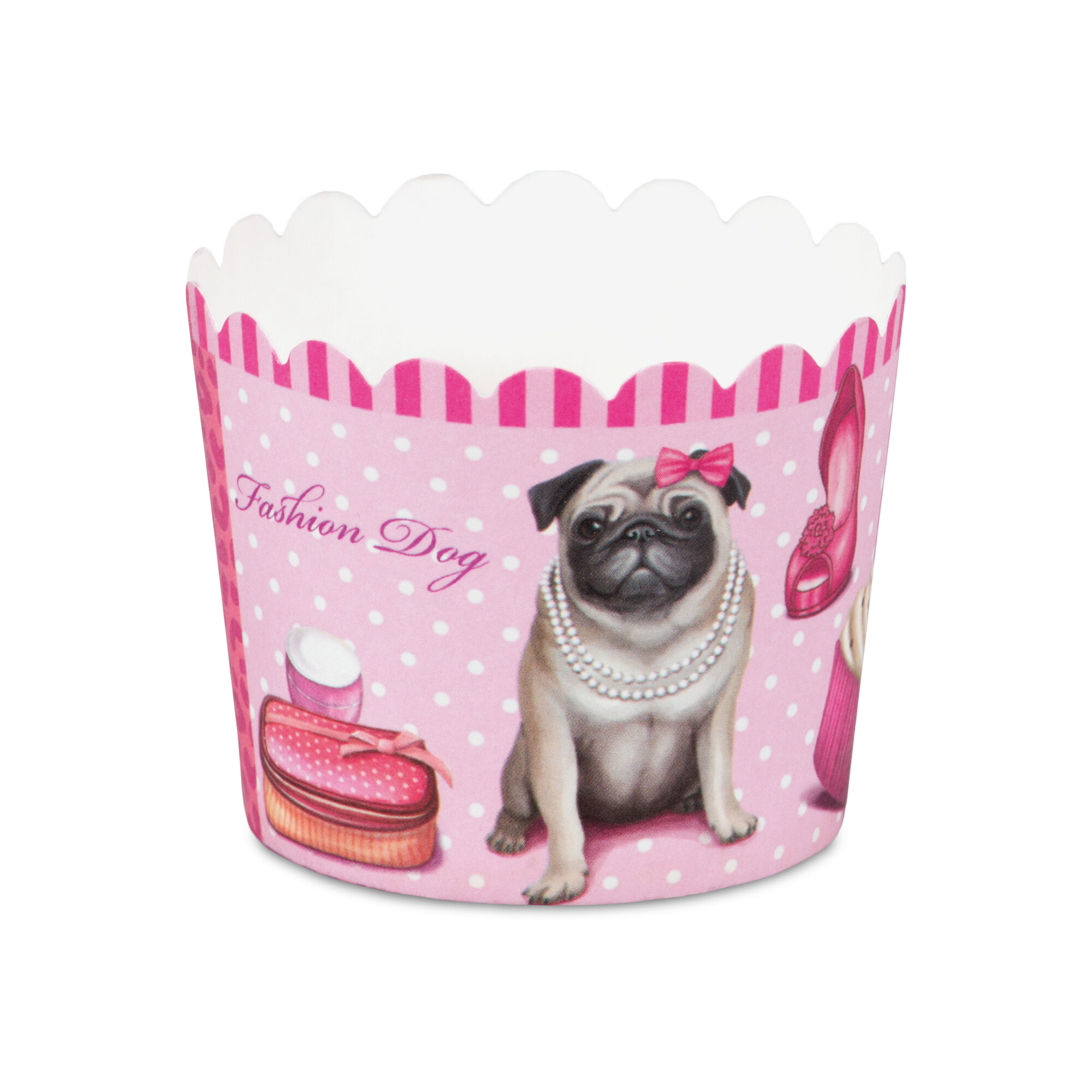 Cupcake-Backform – Fashion Dog – Mini – 12 Stück